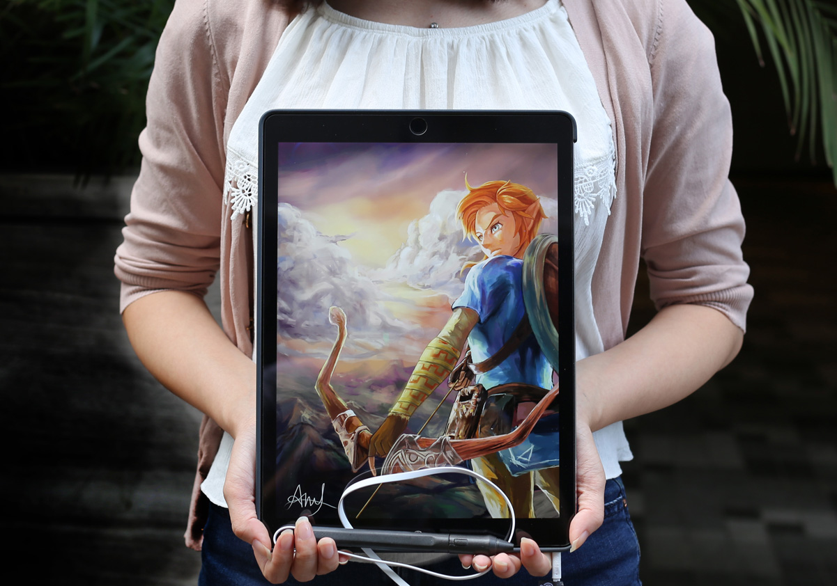 Zelda Link created wtih SonarPen on iPad Pro ibis paint